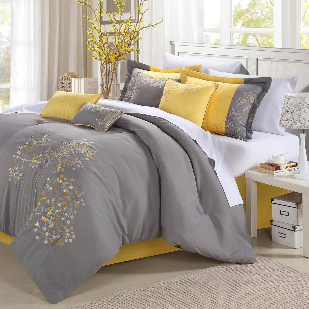 Mix & Match Embroidery Duvet Set - The Linen House