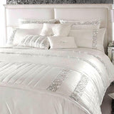 White Sequence Bridal Set with filling - The Linen House