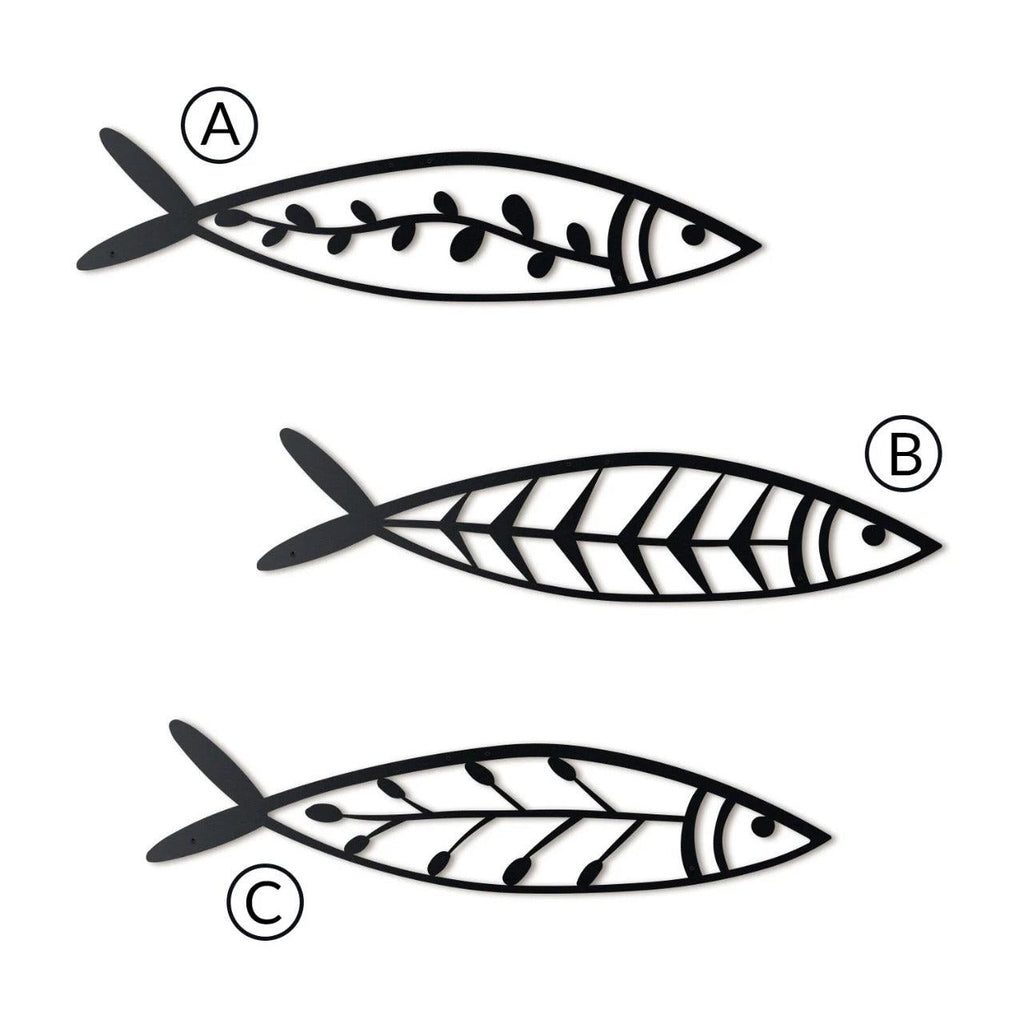 Gobius fish Metal Wall Decor - The Linen House