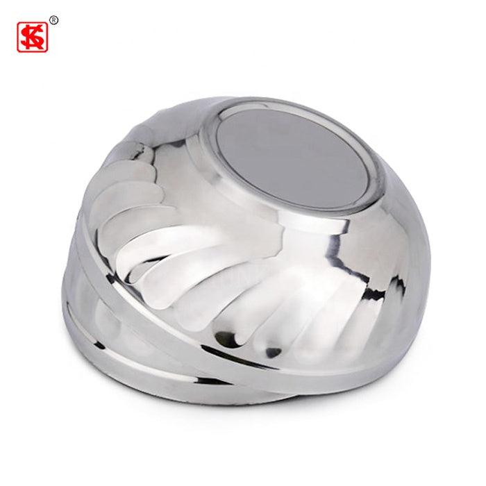 Stainless steel bowl double wall Pack of 5 - The Linen House