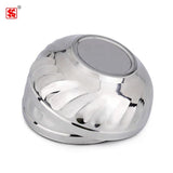 Stainless steel bowl double wall Pack of 5 - The Linen House