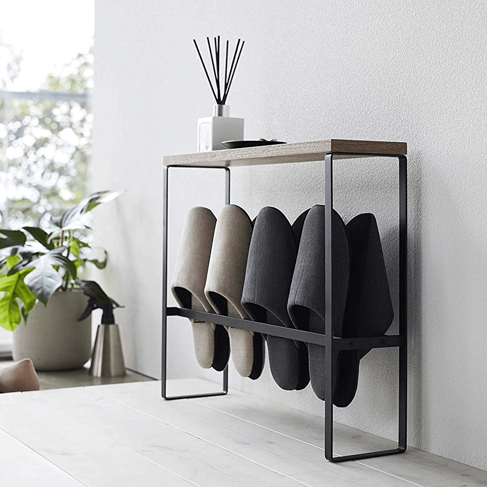 Industries Slippers Rack with a Top Plate - The Linen House