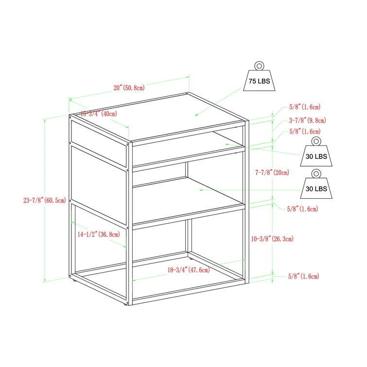 Oswald Side Table - The Linen House