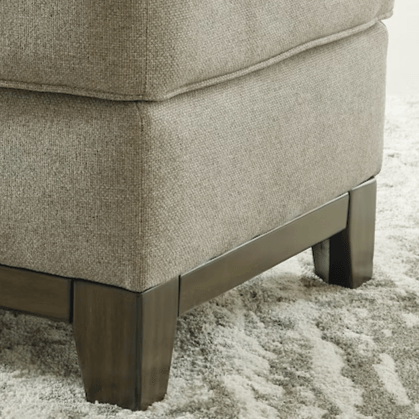 Jute Storage Ottoman with Tray 20" x 20" - The Linen House