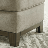 Jute Storage Ottoman with Tray 20" x 20" - The Linen House