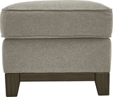 Jute Storage Ottoman with Tray 20" x 20" - The Linen House