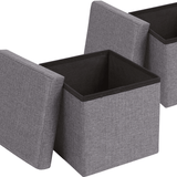 16" Jute Storage Ottoman - The Linen House