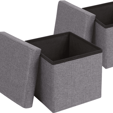 16" Jute Storage Ottoman - The Linen House