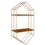 Hexagon Metal Accent Shelf - The Linen House