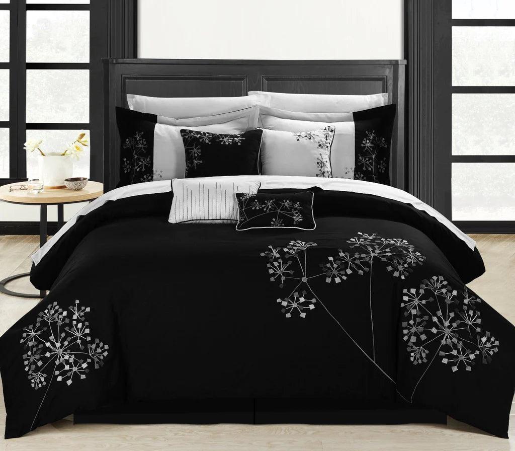 Mix & Match Embroidery Duvet Set - The Linen House