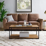 Office Table with Iron Frame - The Linen House