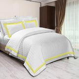 Satin stripe with Baratta Stitch - The Linen House
