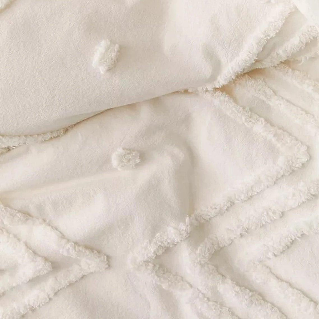 Bohemian Tufted Duvet Cover Set - The Linen House