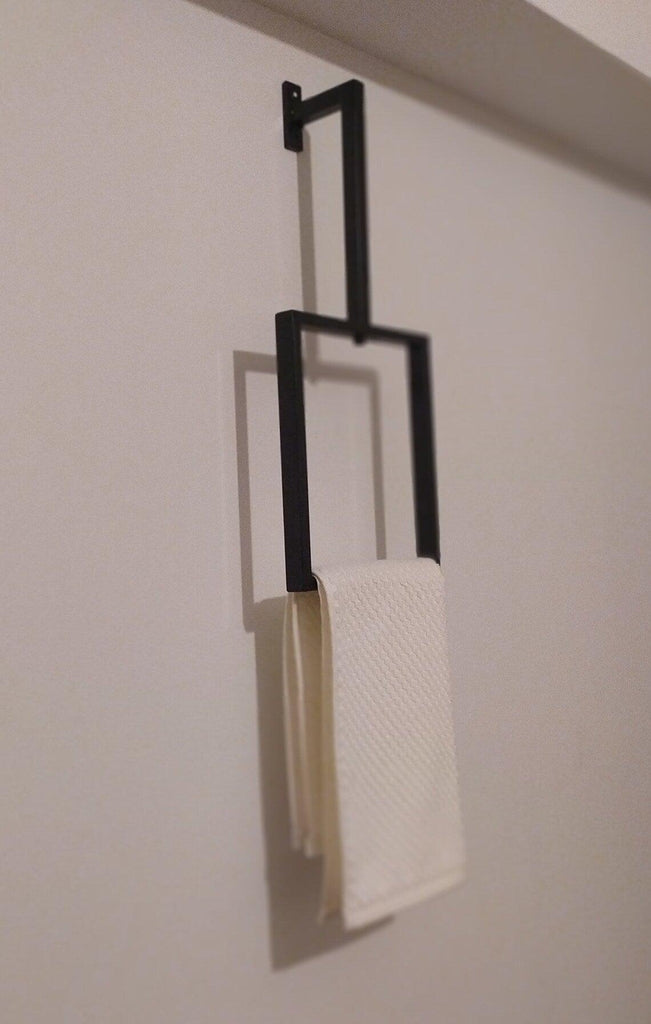 Hand Towel Hanger Ring (recangle) - The Linen House