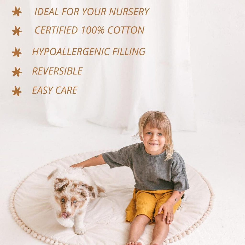 Lace Baby Play Mat Baby Rug - The Linen House