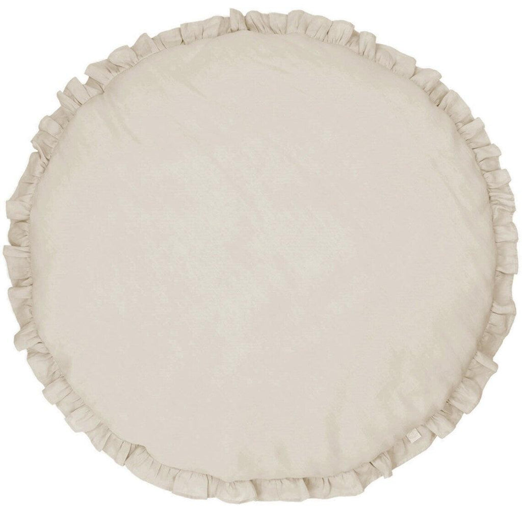 Ruffle Baby Play Mat Baby Rug - The Linen House