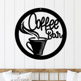Coffee Metal Wall Art - The Linen House