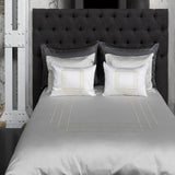 Yellow Embroidery Duvet Set - The Linen House