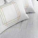 Yellow Embroidery Duvet Set - The Linen House