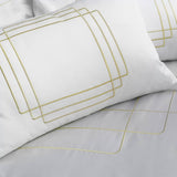 Yellow Embroidery Duvet Set - The Linen House