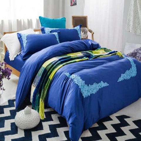 Embroidered Duvet - The Linen House