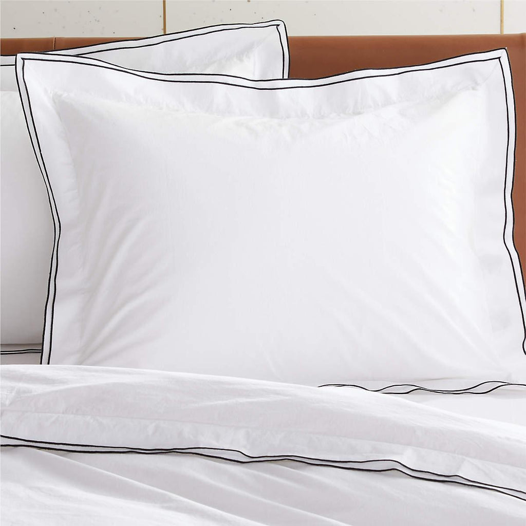 Luxury Baratta Trim Duvet Set - The Linen House