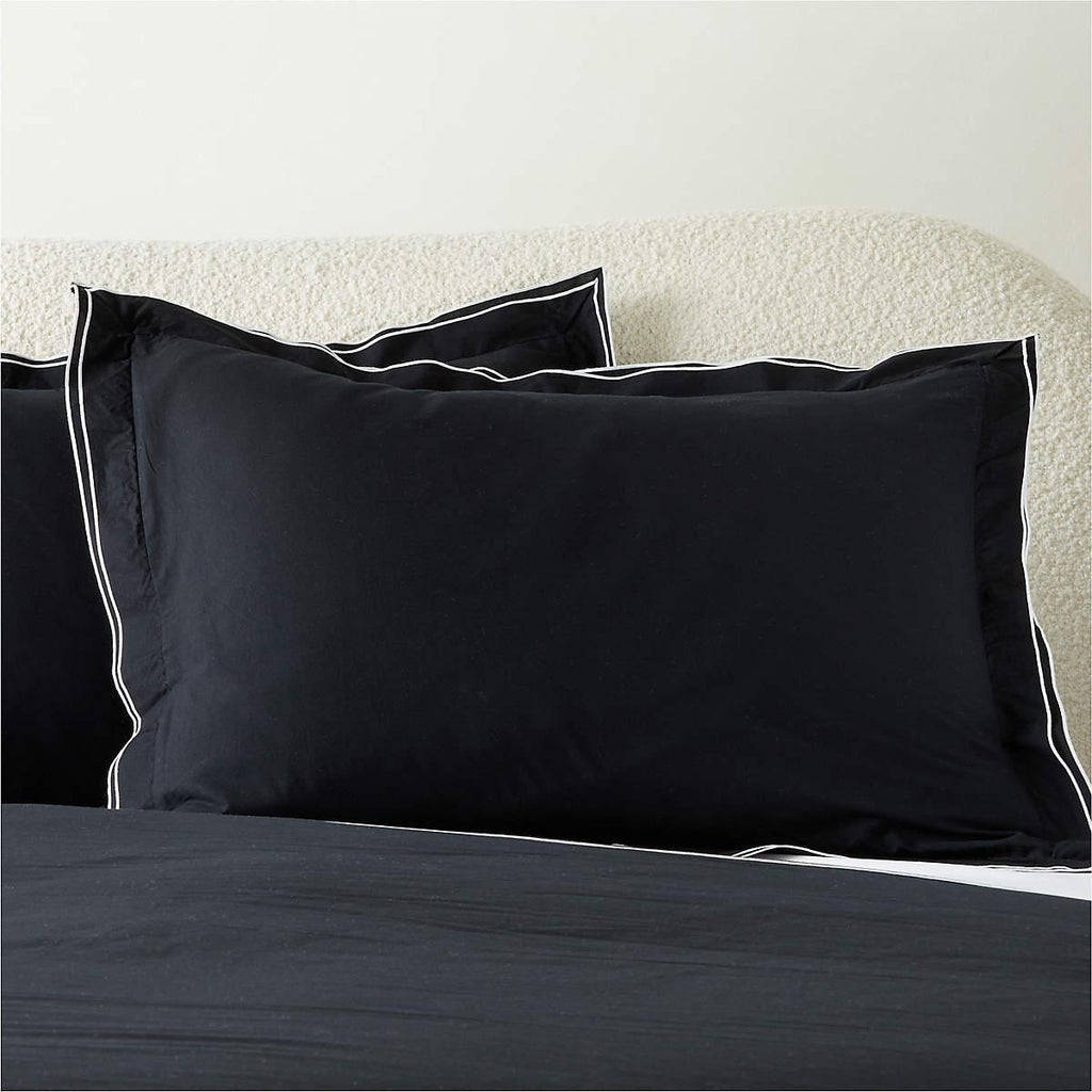 Luxury Baratta Trim Duvet Set - The Linen House