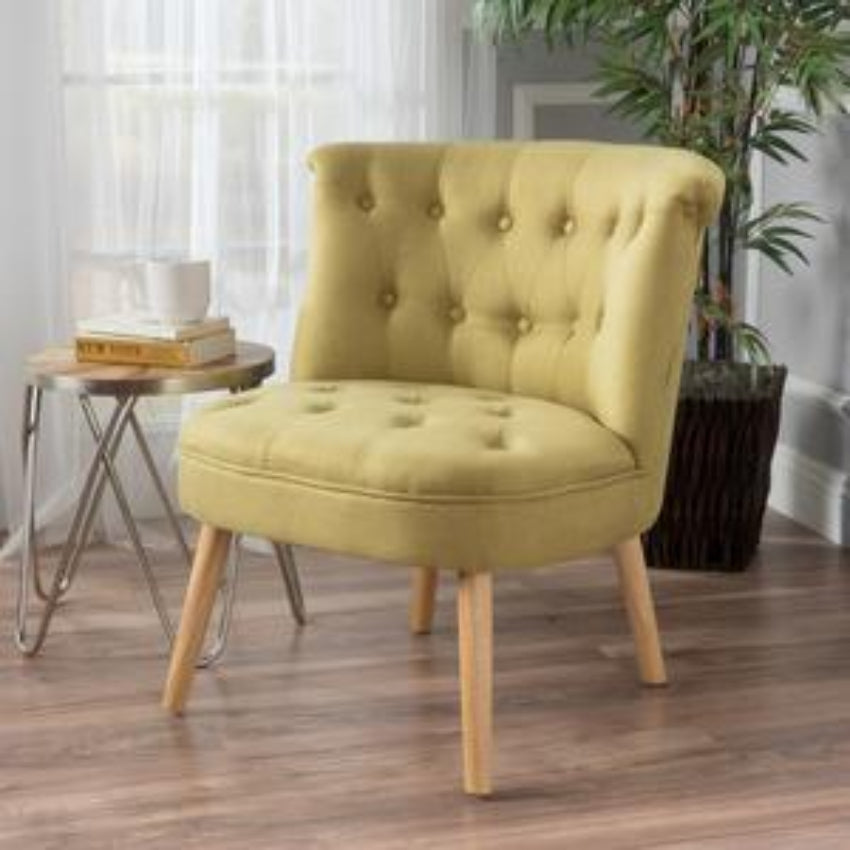 Plush Modern Tufted Accent Chair (One) – Stylish and Comfortable Seating