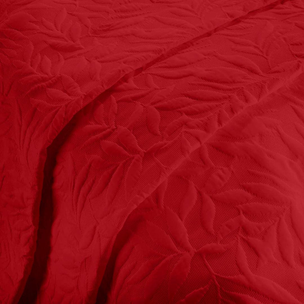 New Leafy Plant Bed Spread - The Linen House