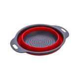 Foldable Drain Basket Plastic Fruit Basket Filter - The Linen House