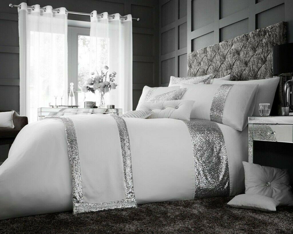 Sequence Luxury Bridal Duvet Set with filling - The Linen House