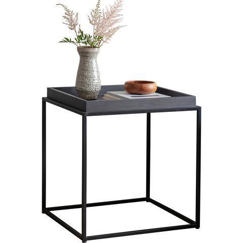 Bovina Square Side Tray Table - The Linen House