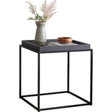 Bovina Square Side Tray Table - The Linen House