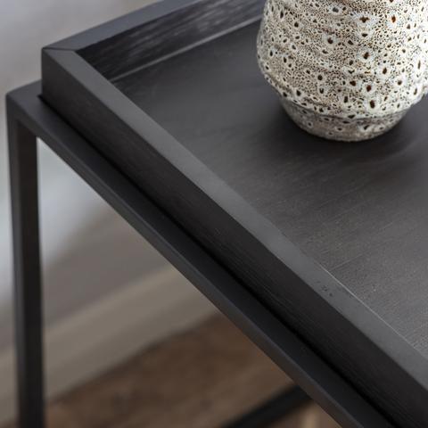 Bovina Square Side Tray Table - The Linen House
