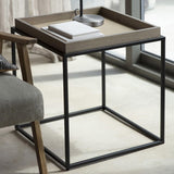 Bovina Square Side Tray Table - The Linen House