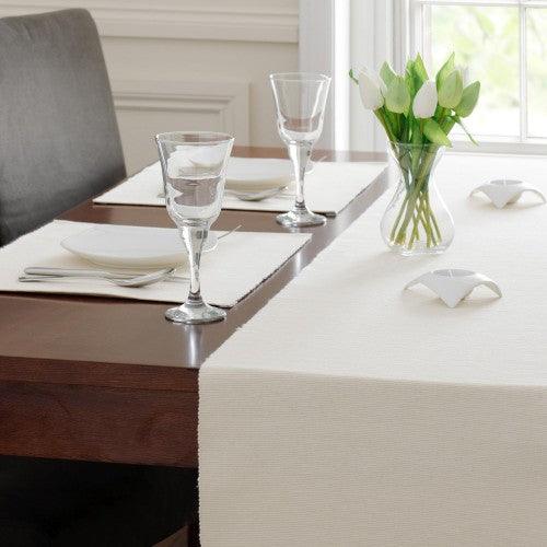 Table Runner (Cream) - The Linen House