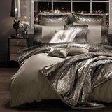 Grey Luxury Bridal Set with filling - The Linen House