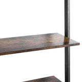 Ladder Shelf Dark Wood - The Linen House