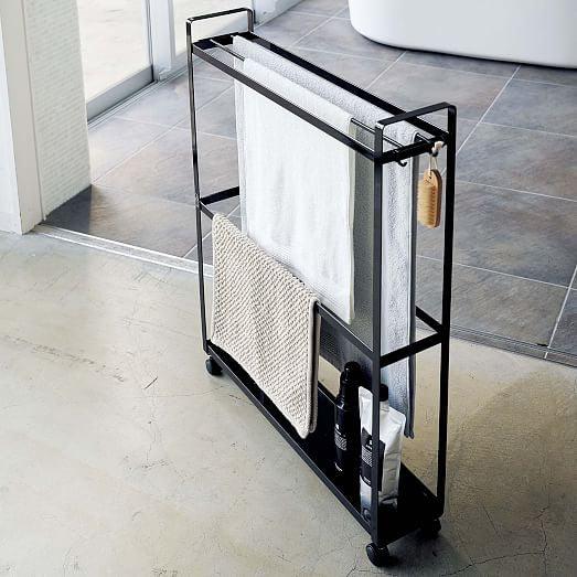3-Tier Freestanding Multipurpose Holder with Heavy Duty Metal Shelving - The Linen House