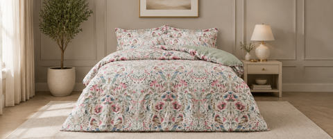 Printed Velvet Bed Sheet