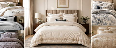 Luxury Duvet Cover Sets – Embroidered, Printed &amp; Premium Bedding