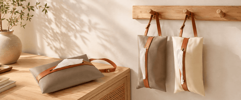 Leather Tissue Bag