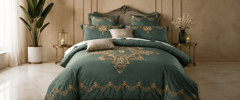 Luxury Embroidered Duvet Sets – Premium Designer Bedding Collection
