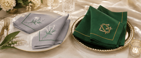 Luxury Embroidered Napkins Collection