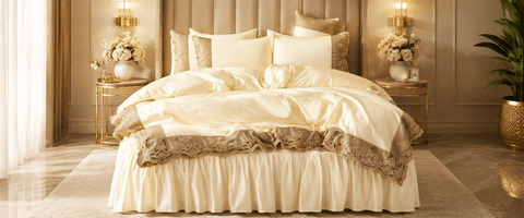 Luxury Vintage Lace Duvet Collection – Premium Elegant Bedding Sets