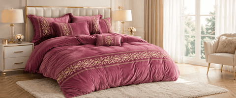 New Luxury Embroidered Velvet Duvet