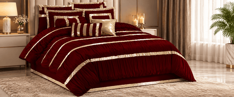 Silk Luxury Bridal Bedding Set Collection