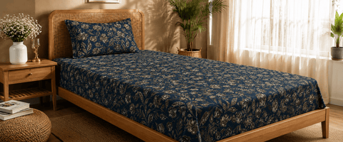 Single printed Bedsheet