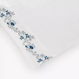 Flower Vine Embroidery Duvet Set