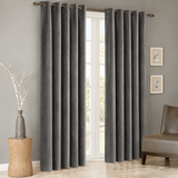Luxury Velvet Curtains Pack of 2 – Charcoal Grey
